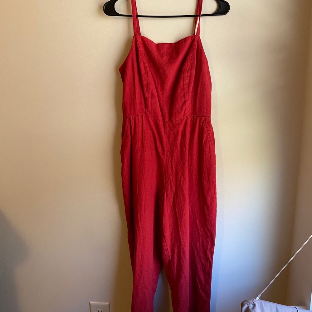 Old Navy Red Jumpsuit